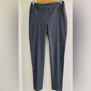 Soho Apparel Women's Black and White Checkered Straight Leg Pants